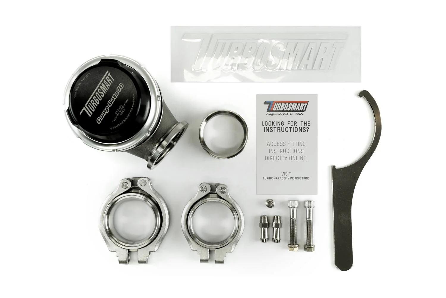 Gen4 CompGate40 7psi External Wastegate (Black) - Image 6