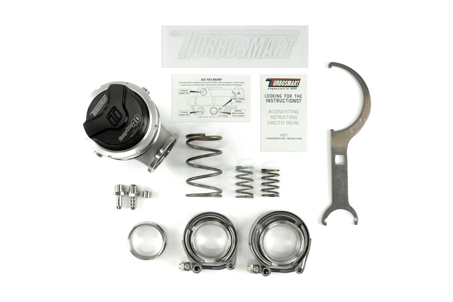 GenV CompGate40 7psi External Wastegate (Black) - Image 5