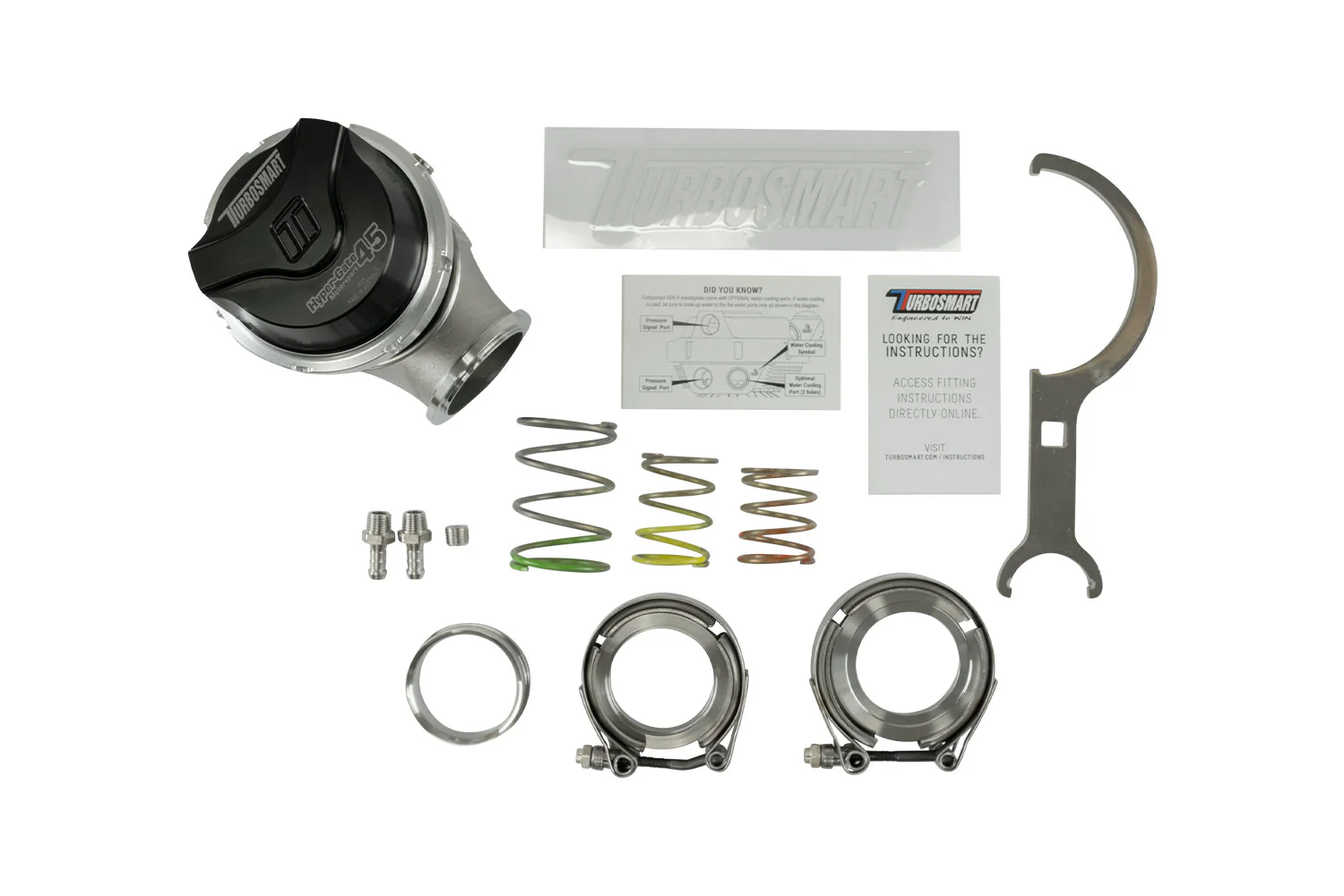 GenV HyperGate45M ‘Motorsport’ 14psi External Wastegate (Black) - Image 6