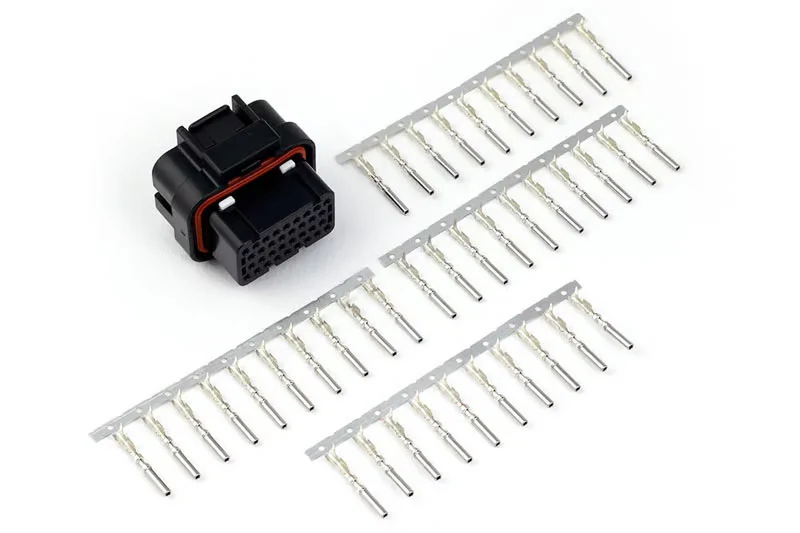 Haltech Plug and Pins Only - AMP 34 Pin 4 Row - Key 2 4 Keyway Superseal Connector - Image 2