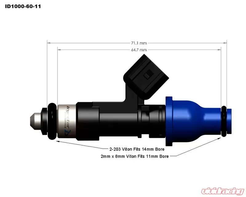 Injector Dynamics ID1050x Fuel Injector Set Subaru BRZ 2.0L 13-18 - Image 4