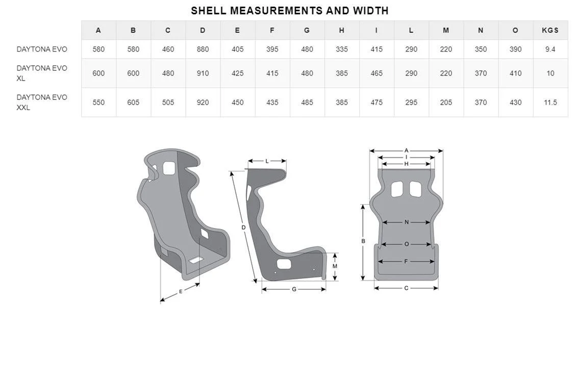 MOMO Racing Daytona Evo Racing Seats 1076BLK - Image 3