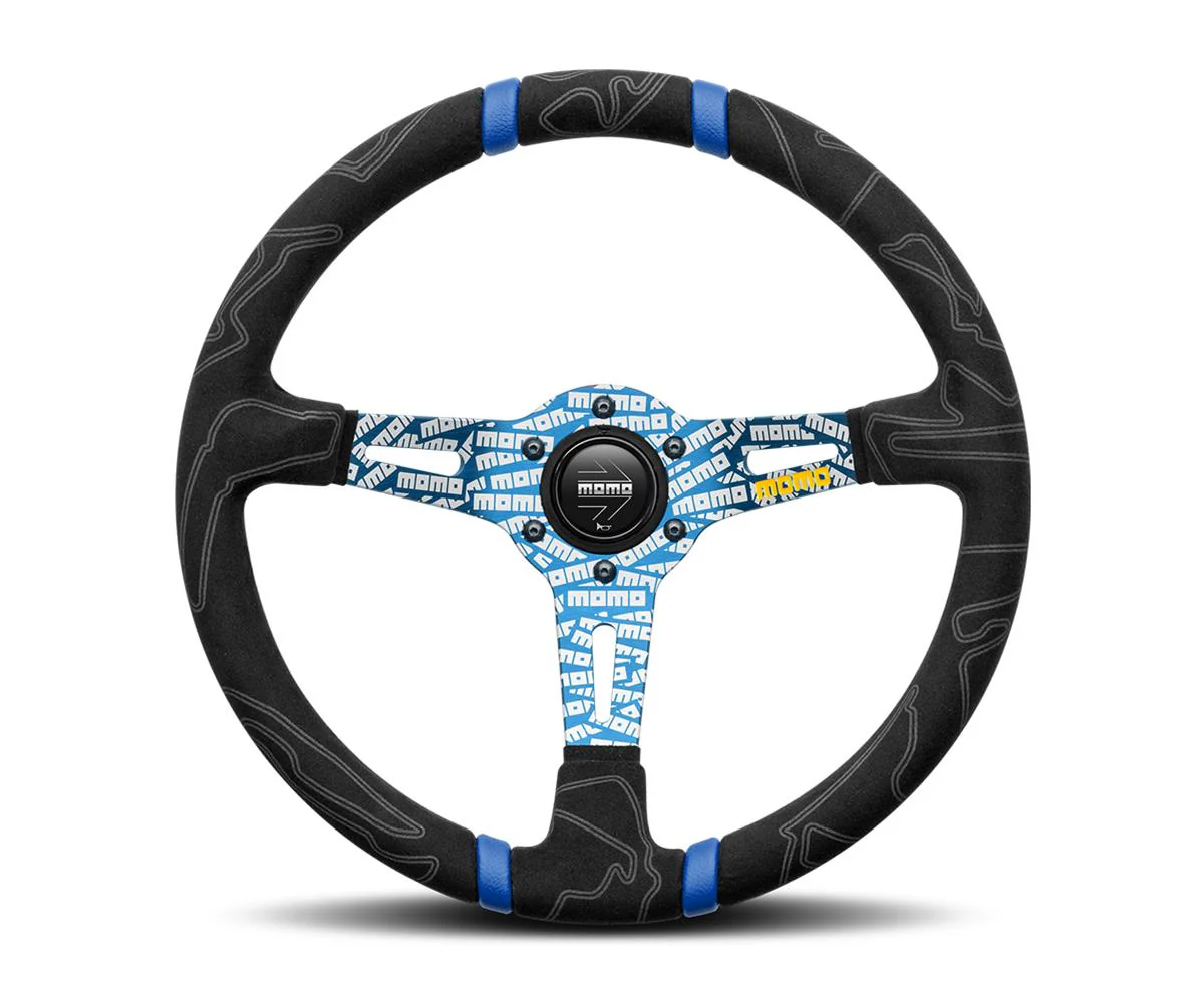 MOMO Racing Ultra Steering Wheels ULT35BK0BU - Image 2