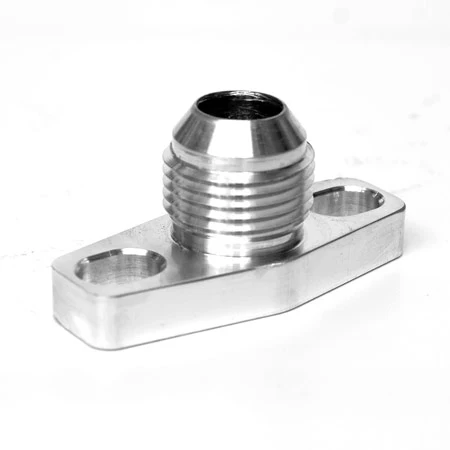 Oil Return ( drain ) Flange with integrated -10 Flare for GT15 to GT35R (GTX28 to GTX35) G25 G30 G35 - Image 2