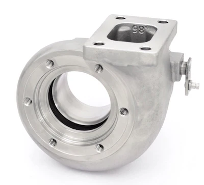 T25 Inlet, Internally Gated, Stainless Steel, & .86 A/R Turbine Housing for GT30/GTX30 - Image 3