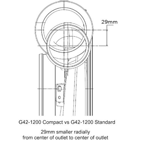 Turbo Assembly Kit, G42-1200C, T4 Divided 1.28 A/R, Compact CHS, Garrett P/N 879779-5006S GRT-TBO-J99 - Image 4