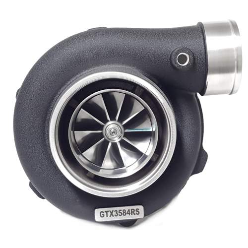 Turbocharger, Gen2 GTX3584RS, Black Coated, T04E frame w/ 4" in/2.5" out, 1.01 A/R Vband Turbine Hsg GRT-TBO-K62 - Image 4