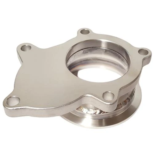 V-band Adapter, T3 5 Bolt (Ford Style) to 3" V-Band (with 3.75" Flange OD), STAINLESS STEEL - Image 2
